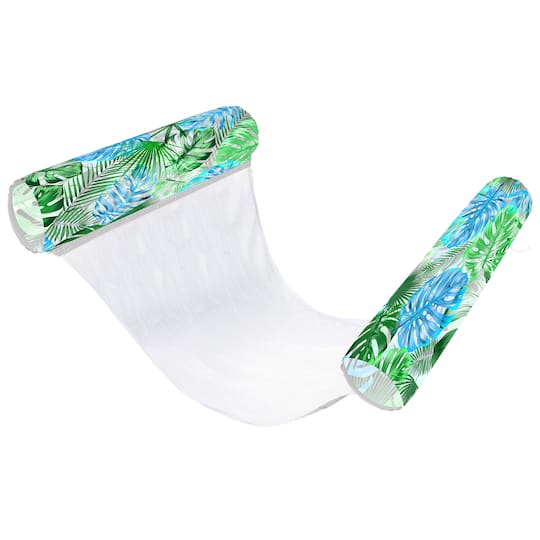 PoolCandy Resort Collection Pool Hammock with Palm Print